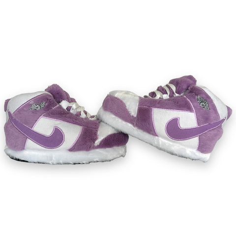 purple sneaker slippers