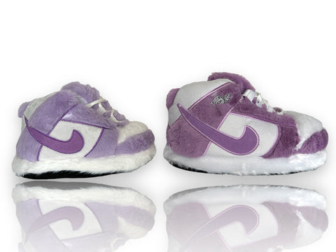 purple sneaker slippers