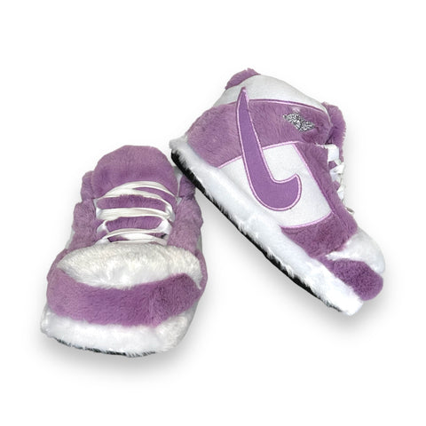 purple sneaker slippers