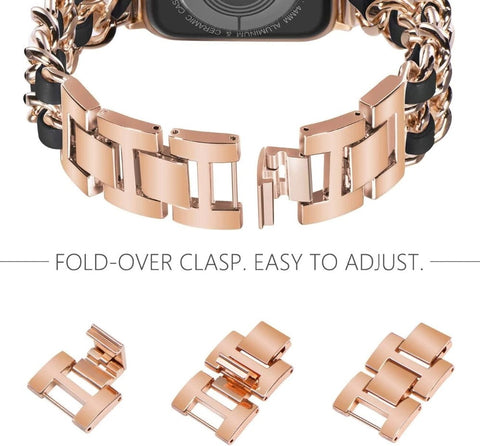 Chanel Inspired Apple Watch Band – The Bag Broker