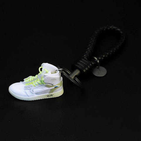 AJ1 x OW "AIR" 3D Sneaker Keychain