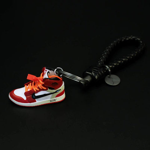 AJ1 x OW "AIR" 3D Sneaker Keychain