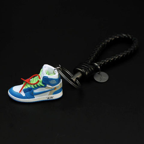 AJ1 x OW "AIR" 3D Sneaker Keychain