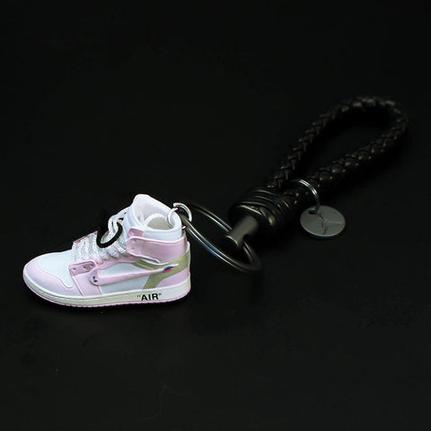 AJ1 x OW "AIR" 3D Sneaker Keychain