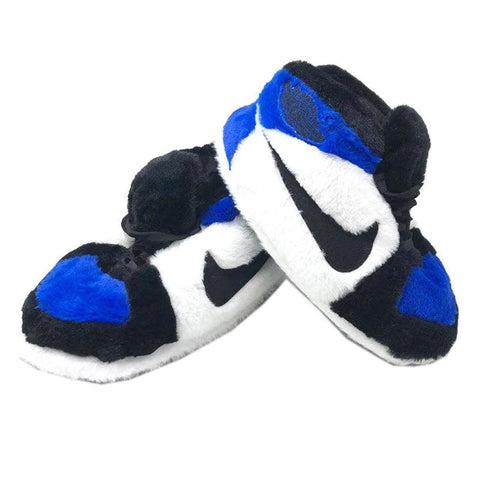 royal blue high top sneaker slippers