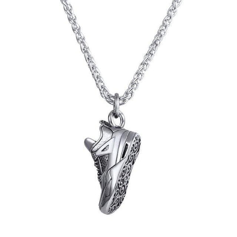 stainless steel sneaker pendant