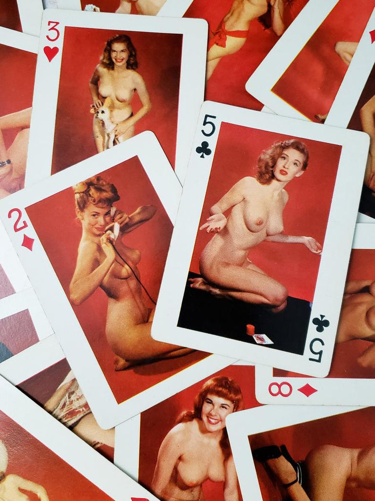 1940s Vintage Porn Gallery - Vintage 1940's Fifty-Two Art Studies Nude Pin-up Playing Cards â€“ PleaseKnock