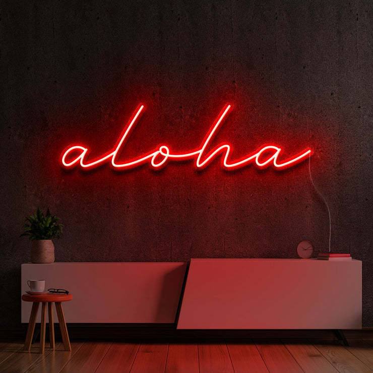 aloha neon light