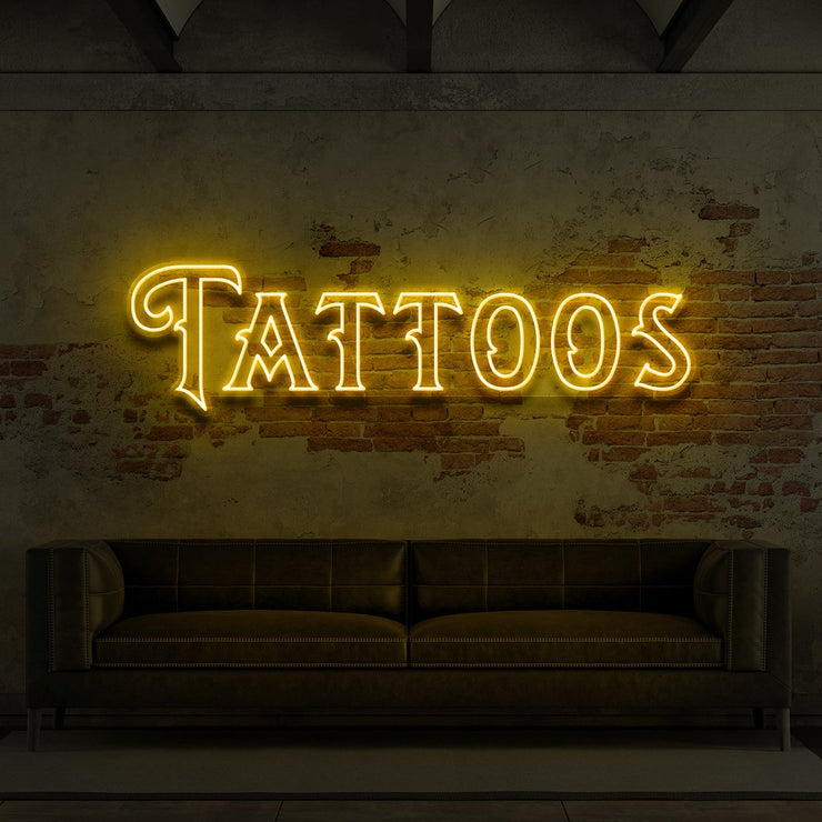 Tattoo Studio Neon Sign for Tattoo Parlours  Neon Icons