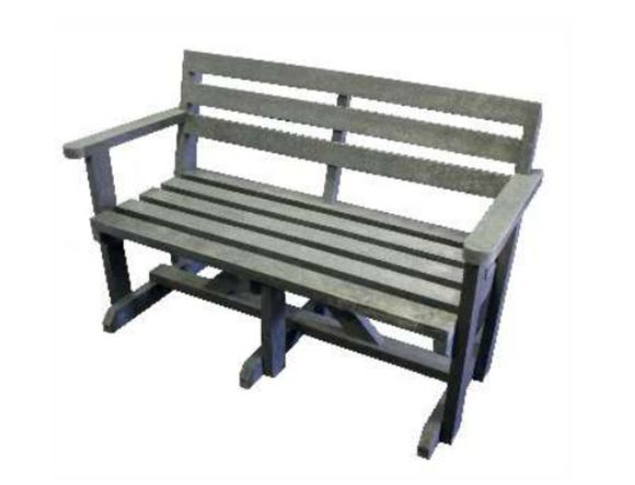 plastic lumber bench