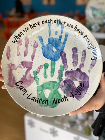 5 Great Pottery Painting Ideas from Our Team Handprints