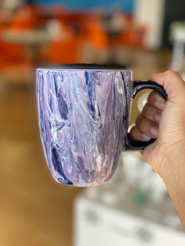 How to Paint Pottery & Ceramics: Ombre Effect -- Mom's Coffee Mug