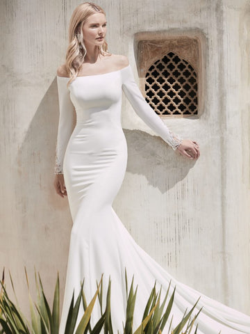 Admina by Sottero and Midgley Diamond White Dress - Bridal Dress Color Guide