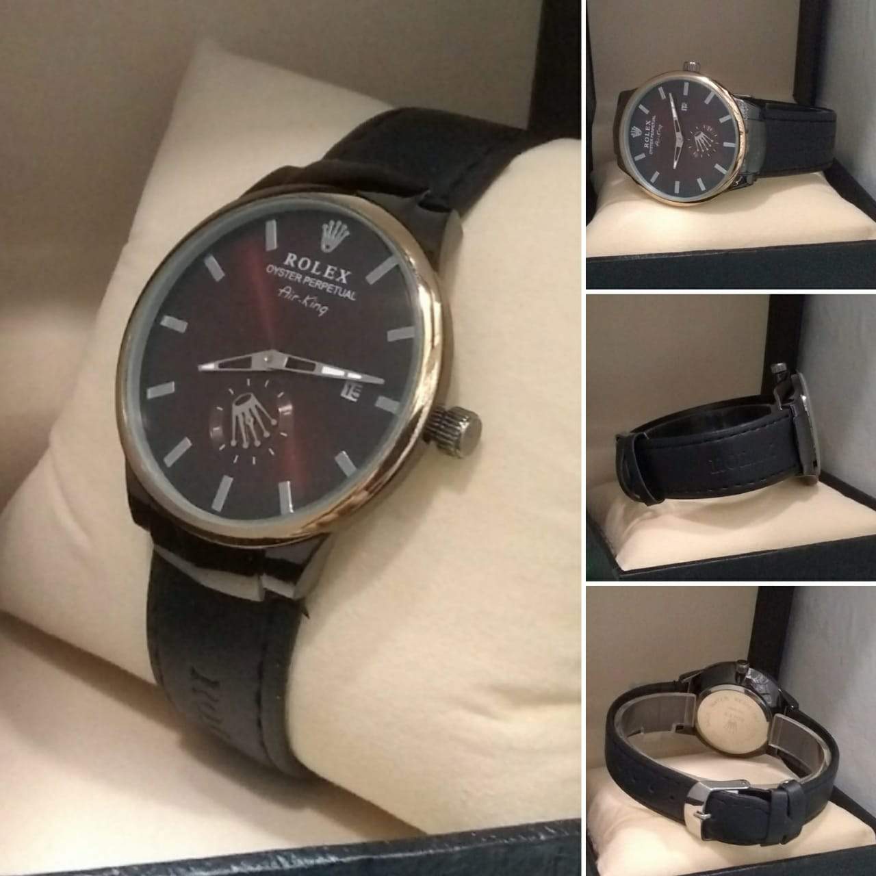 rolex air king leather strap price