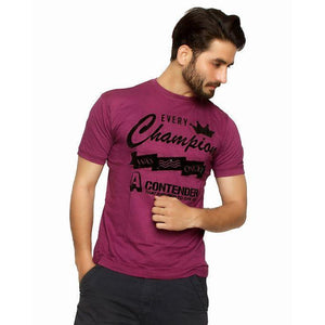 mens purple champion t shirt