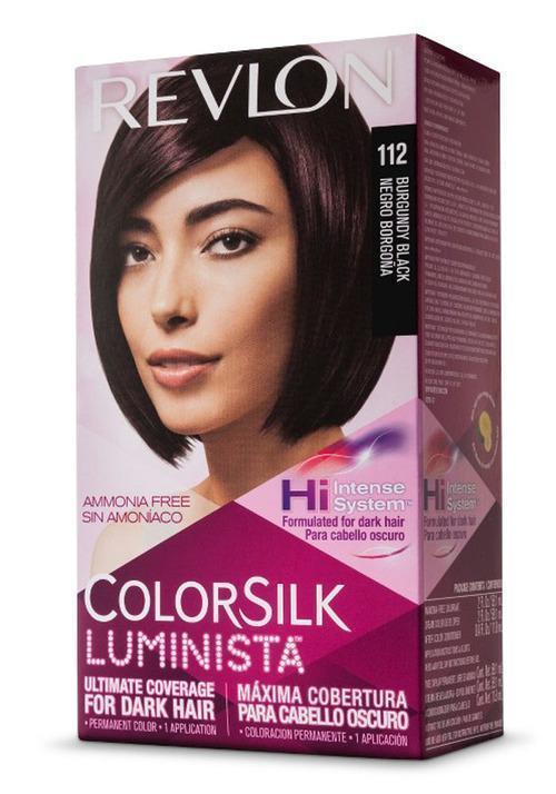 Revlon Colorsilk Luminista Hair Color Burgundy Black 112