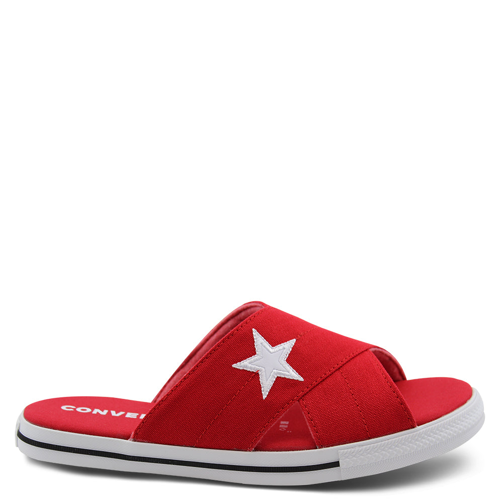 converse one star red womens