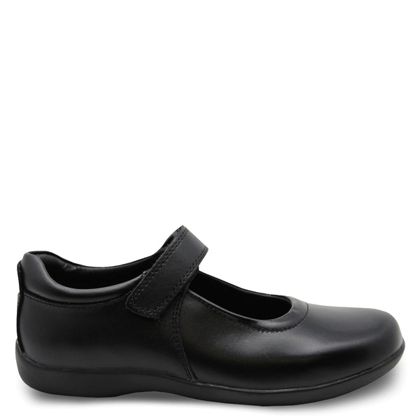 Conexión Vicio Mortal Clarks Elise Black Velcro School Shoes - Girls School Shoes – Manning Shoes