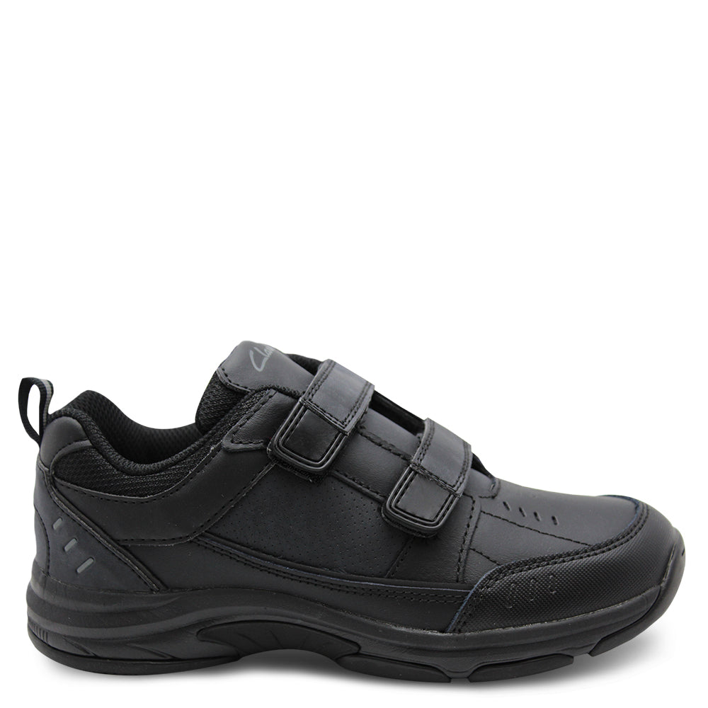 Clarks Advance Velcro School Shoe 