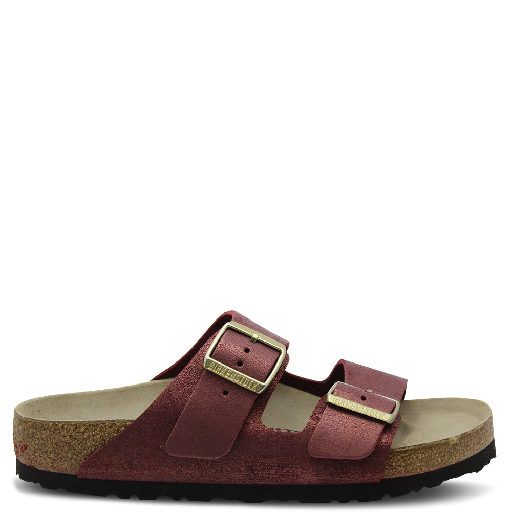 birkenstock washed metallic port