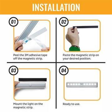 led motion sensor lighting installation easy