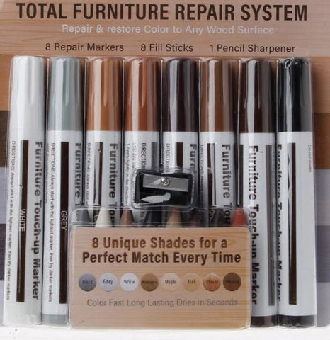 Furniture Touch up kit 17 pieces and 9 shades