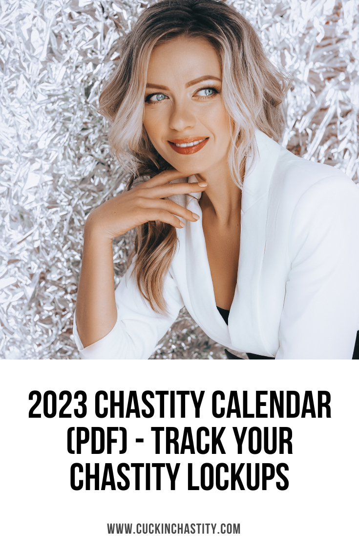 2023 Chastity Calendar (PDF) Track Your Chastity Lockups Cuck In