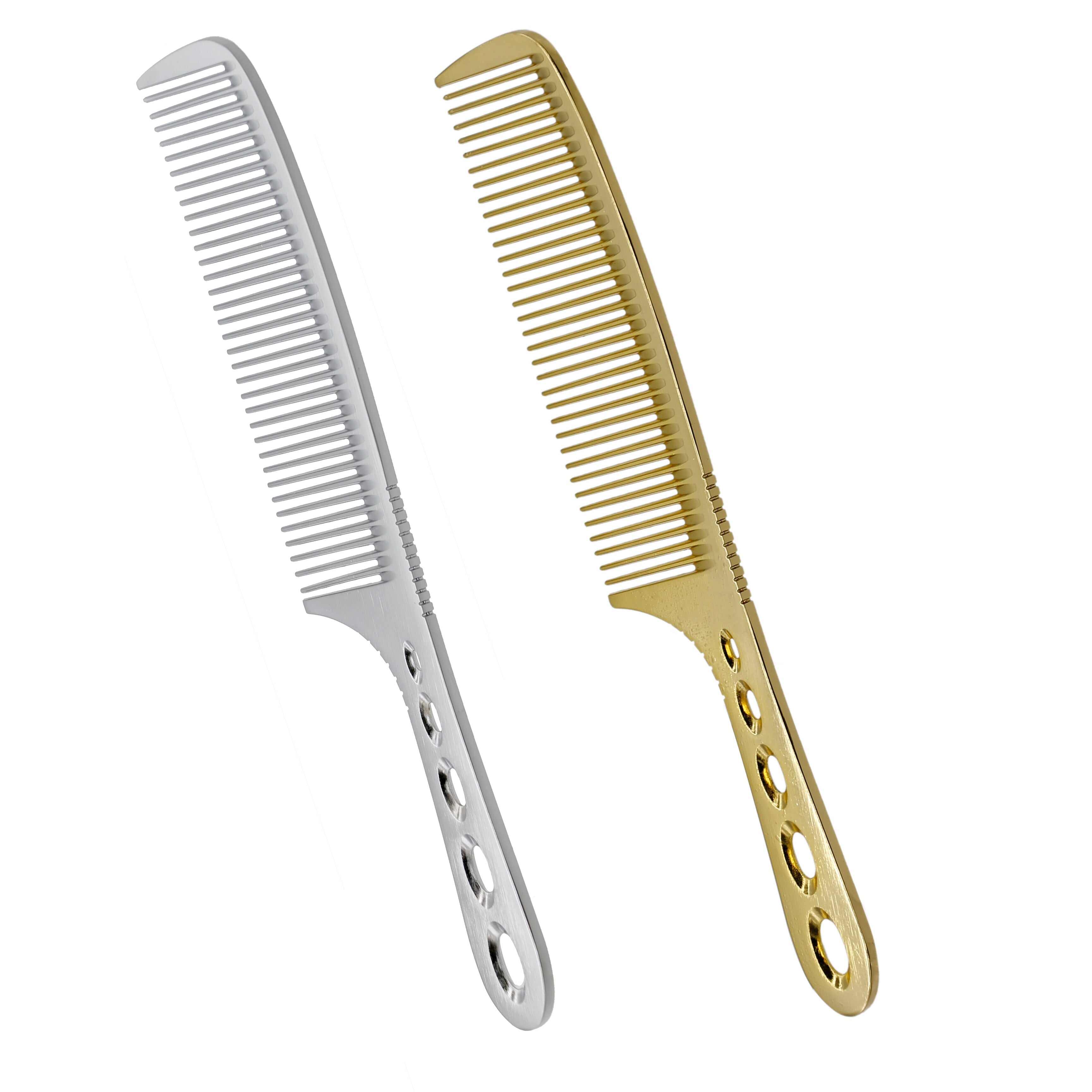 1 Piece High Quality Titanium Men Haircut Comb Durable Metal Alloy 19 Cestomen Happy Barber 