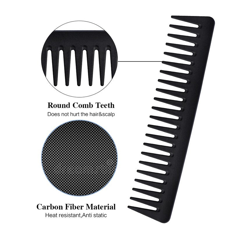 Home Barber Men Comb Men's Vintage Oil Head Comb Anti...