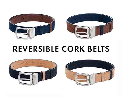 2 in 1 Reversible Cork Belt