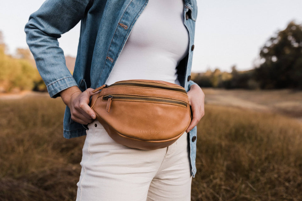 The Bum Bag - Full Grain Leather Fanny Pack | Kelly Moore Bag