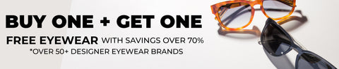 Buy One Get One with savings over 70% on 50+ designer eyewear brands - Vision Express Corporate Exclusive Offer