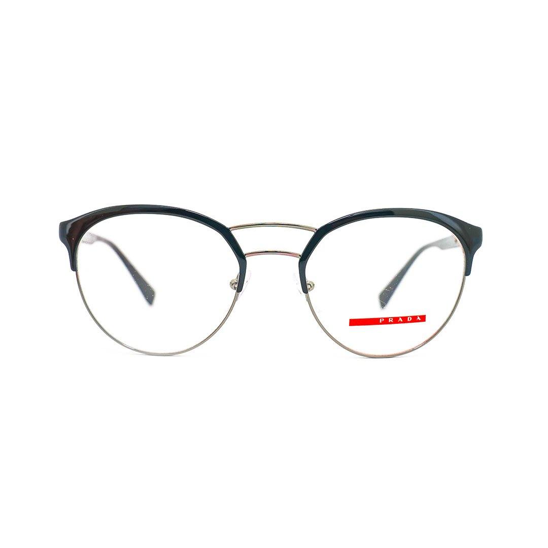 Prada Sport Men's Black Metal Round Eyeglasses VPS52H/7AX/1O1 – Vision  Express