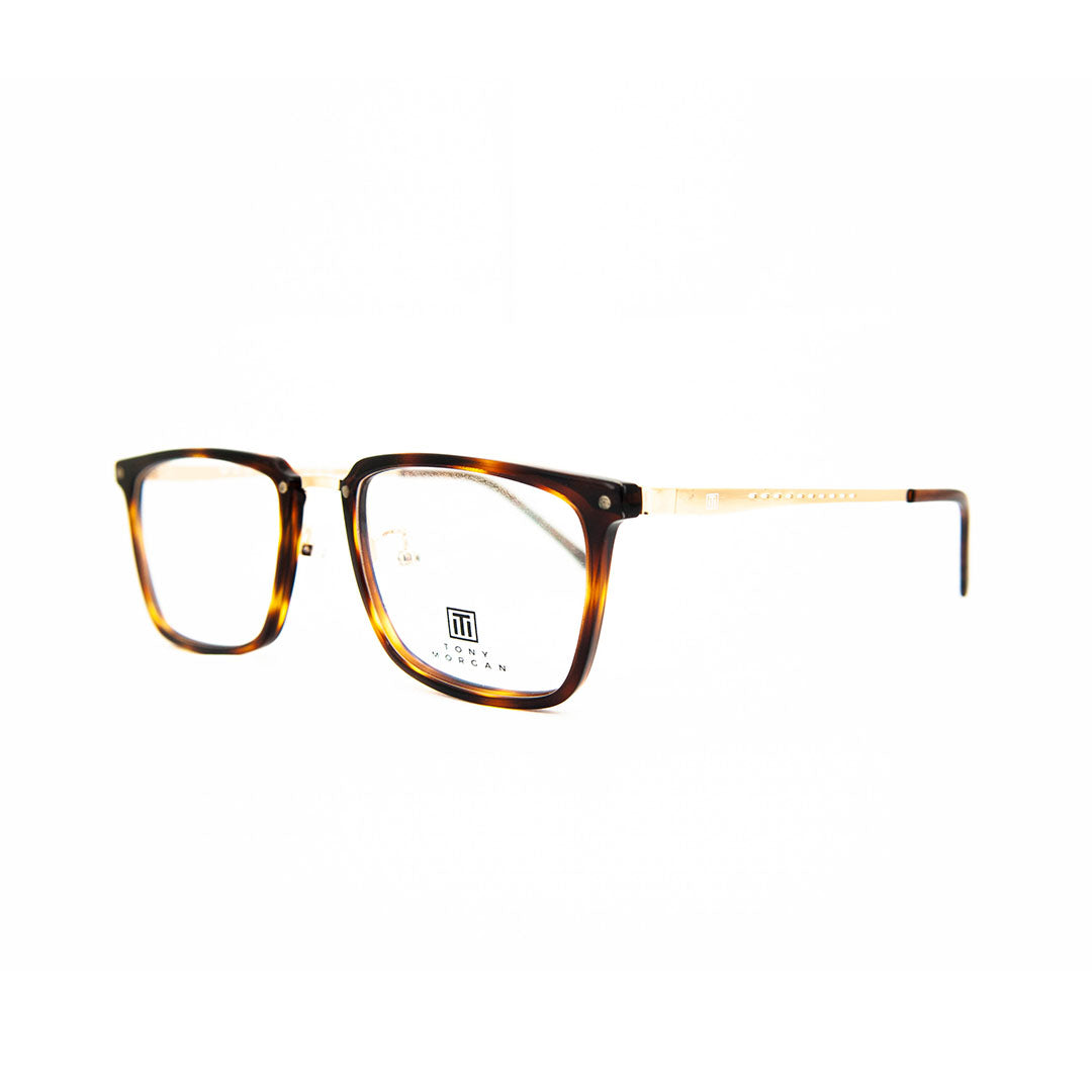 Buy Tony Morgan Men's Tortoise Plastic Square Eyeglasses TM FG5038/C4 ...