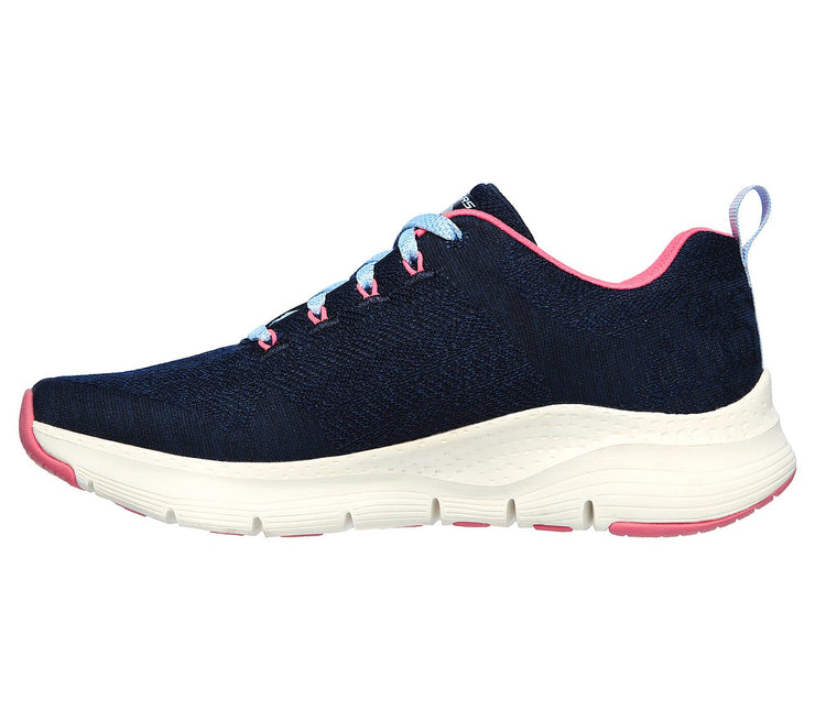 Womens Wide Fit Skechers Comfy Wave 149414 Arch Fit Trainers | Skechers ...