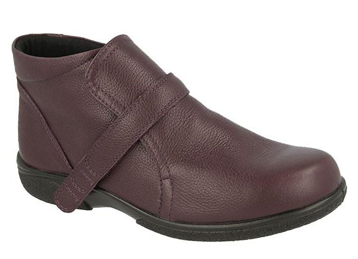 ladies velcro ankle boots