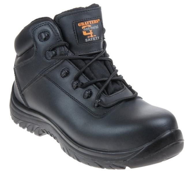 grafters wide fitting safety shoes