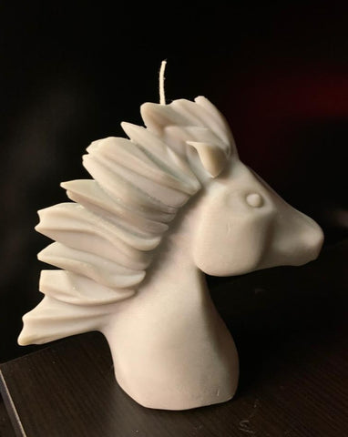 Handmade Horse Head Candle from Mane Flame