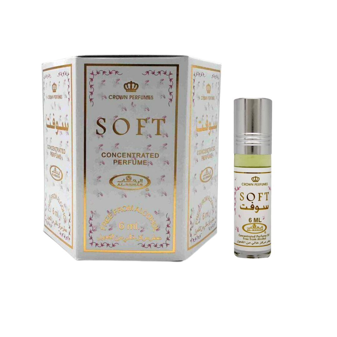 Soft -6ml (.2oz) Roll-on Perfume Oil by Al-Rehab (Box of 6)