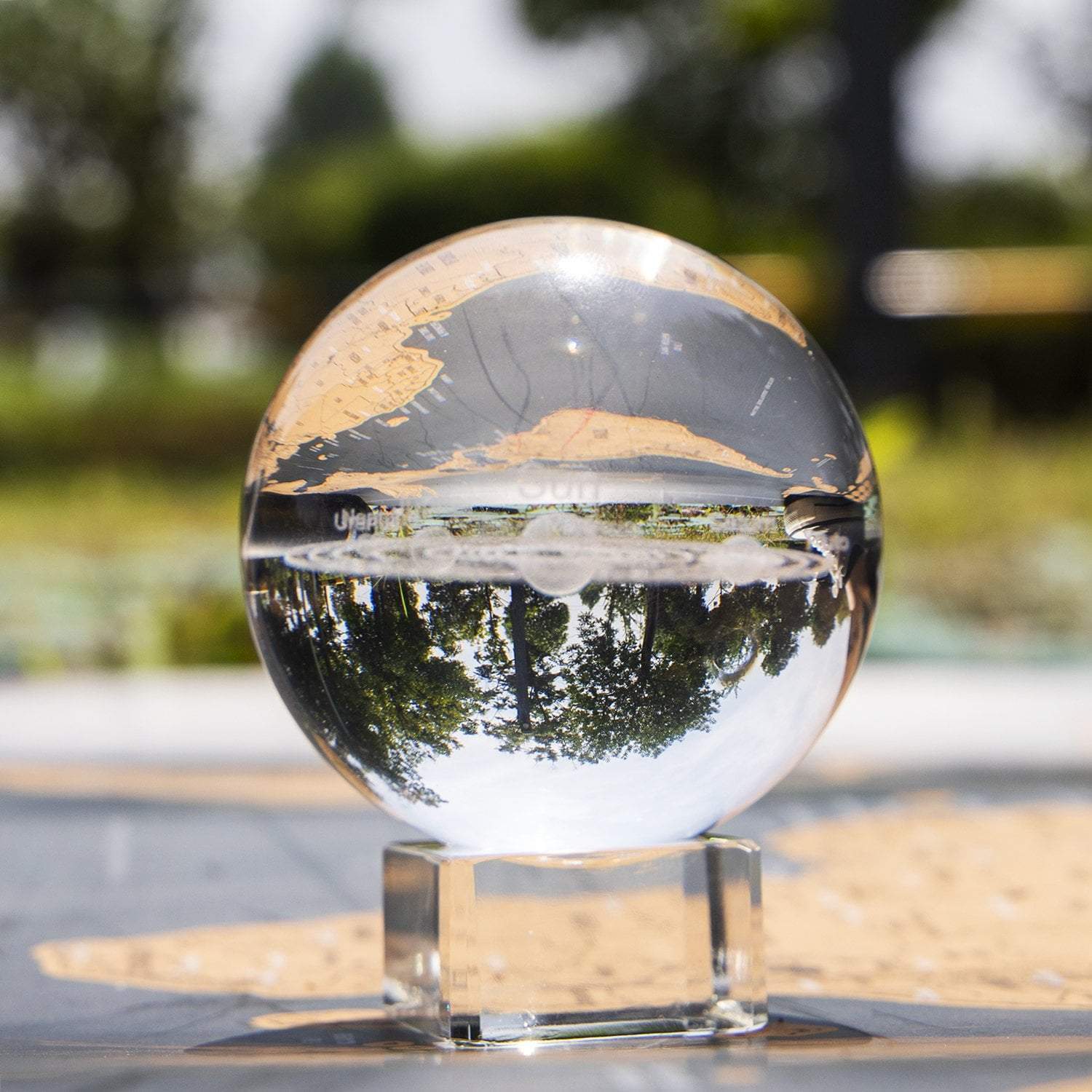 3d Solar System Crystal Ball