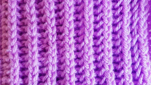 Loom Knit Brioche Stitch Scarf Pattern Video Tutorial