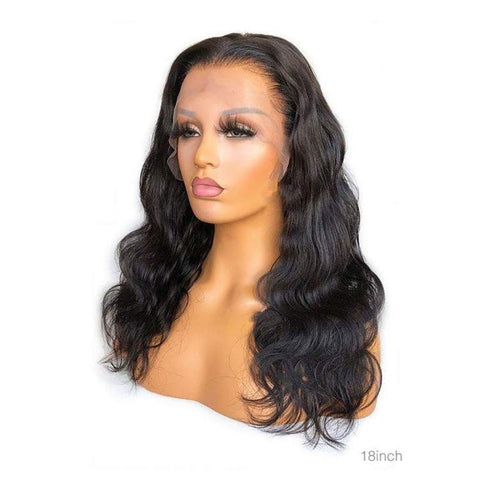 Tapanga (Pre-plucked 13x4  lace front wave  human hair wig %150 density)