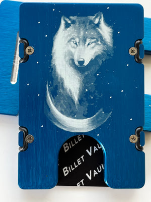 Wolf - Billetvault Aluminum Wallet - HMC BILLET - Aluminum Wallets