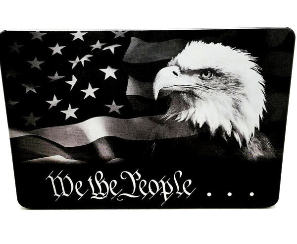 Download We The People with American Flag and Eagle - HMC BILLET