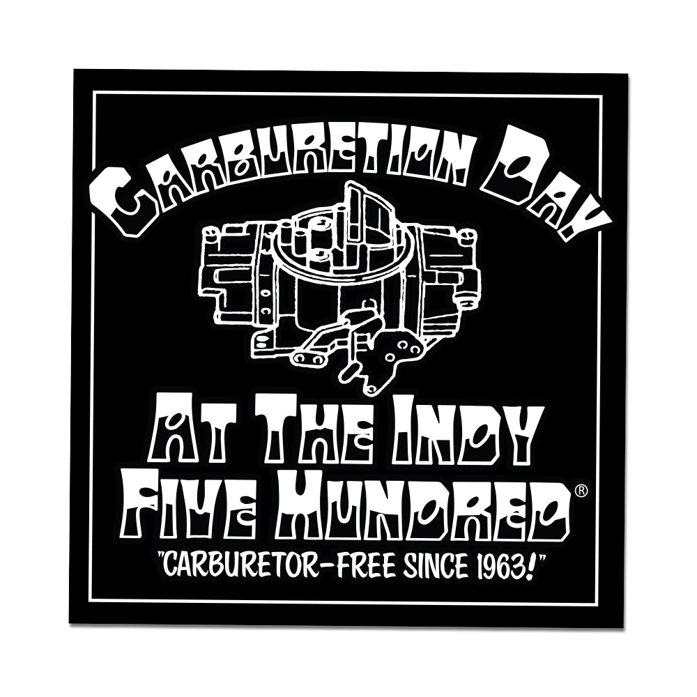 Carburetion Day Sticker United State of Indiana