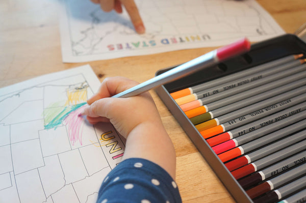 Map colouring pages for kids – Where Exactly Maps