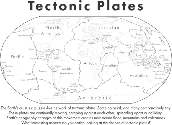 tectonic-plates-diagram-worksheet