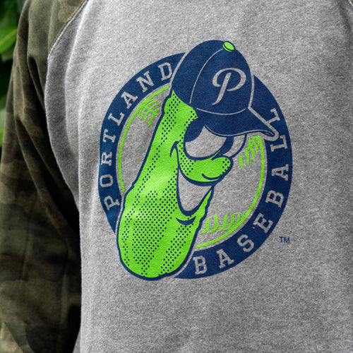 Green Hooded Sweatshirt with Low Profile Badge Logo | Portland