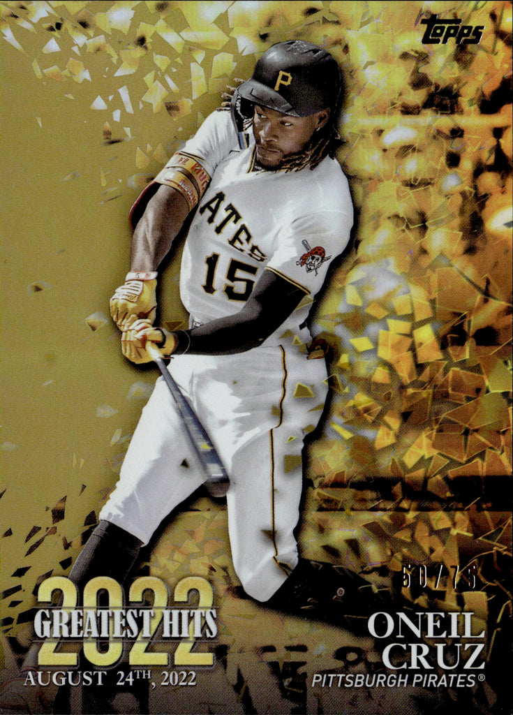 Pittsburgh Pirates Oneil Cruz 2022 LifeSize Foam Core Cutout  Offic   Fathead