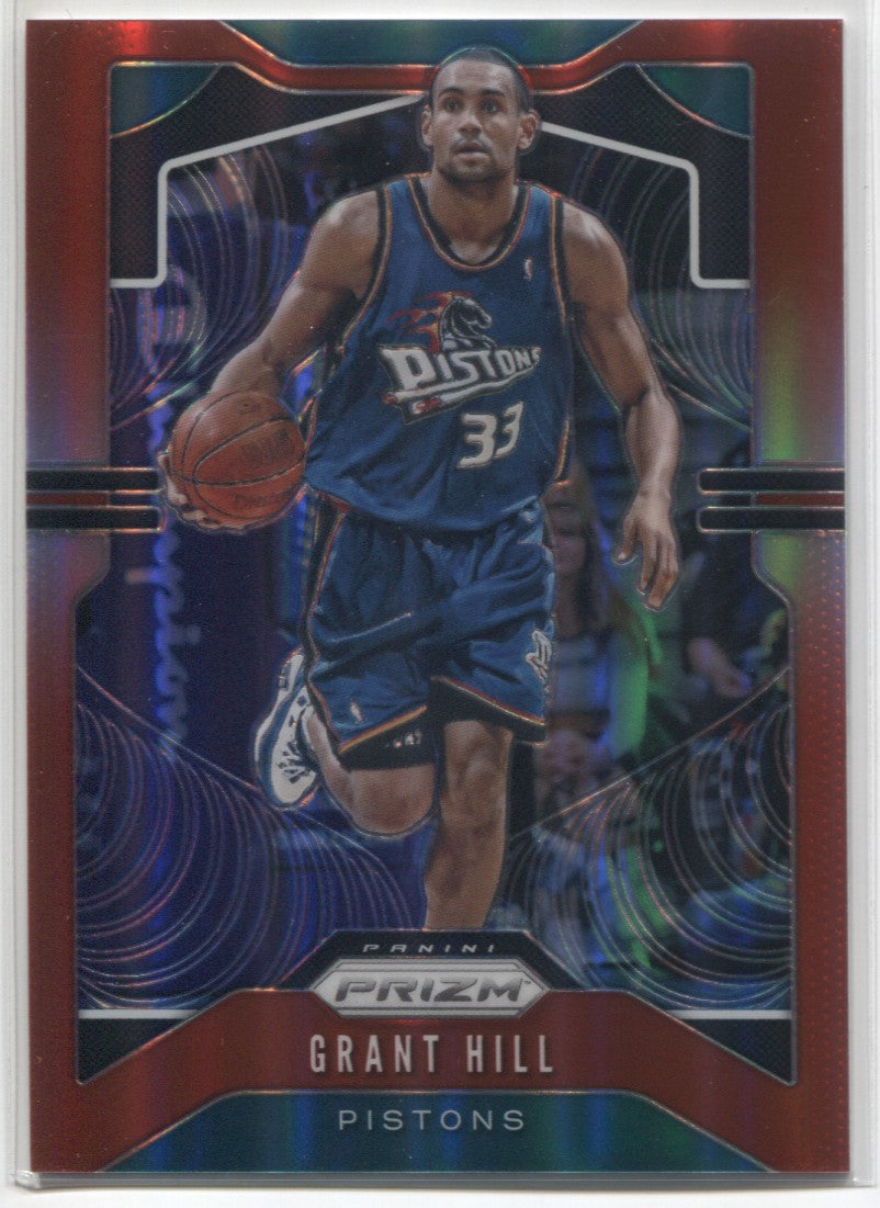 2019-20 Grant Hill Panini Prizm RED 125/299 #24 Detroit Pistons